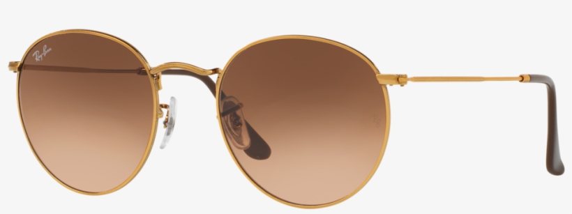 Ray Ban Round Metal - Ray Ban Hexagonal Brown, transparent png download