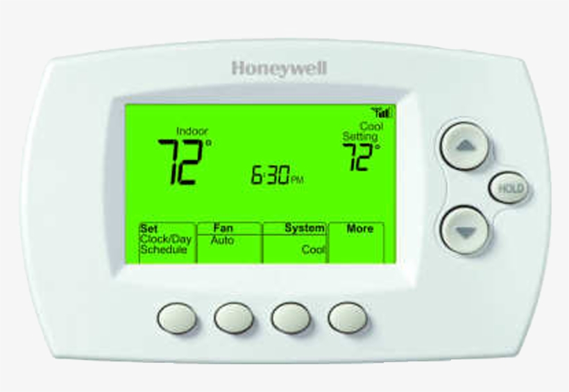 Honeywell 3h/2c 7-day Wifi Enabled - Honeywell Programmable Thermostat, transparent png download