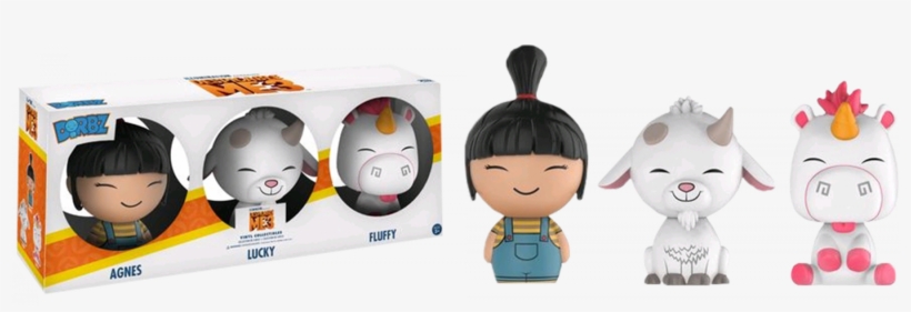 Funko Dorbz Despicable Me 3 Agnes Lucky And Fluffy - Funko Pop Lucky Despicable Me 3, transparent png download