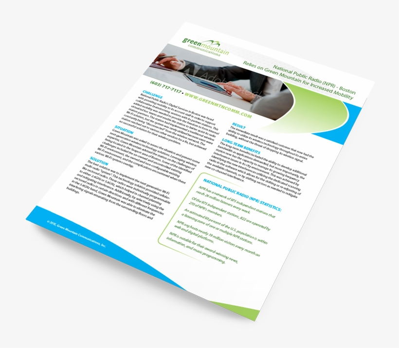 National Public Radio's Digital Services In Boston - Flyer, transparent png download