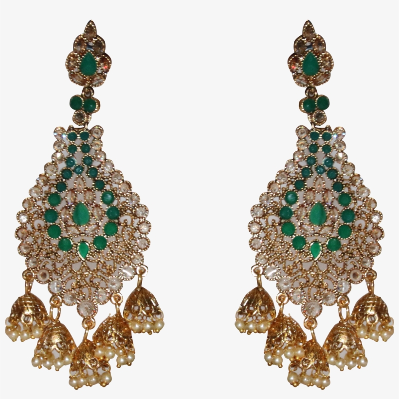 Green Dangling Earring - Earrings, transparent png download