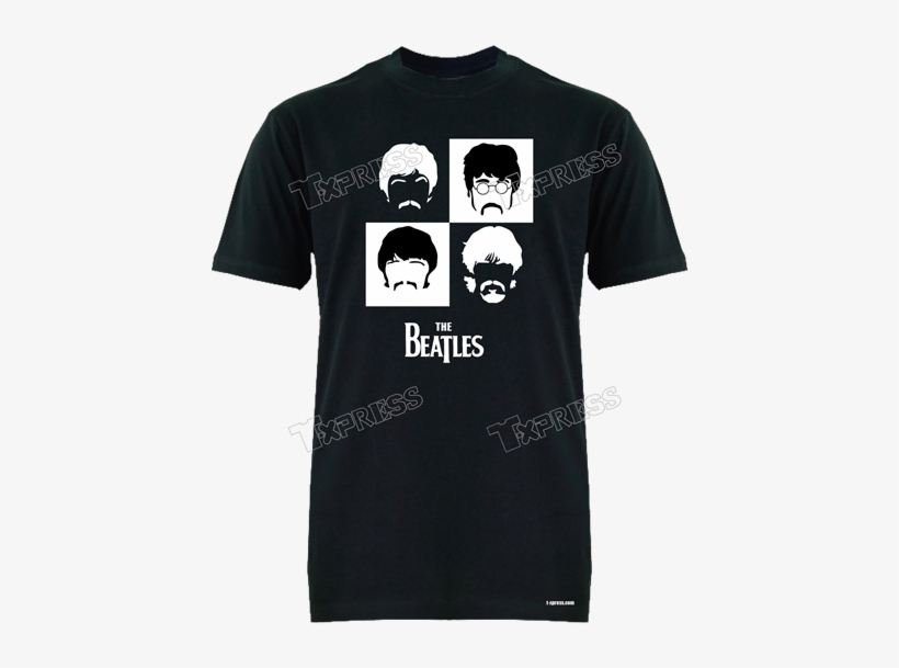 Shirt The Beatles 3 Black - T Shirt The Beatles, transparent png download