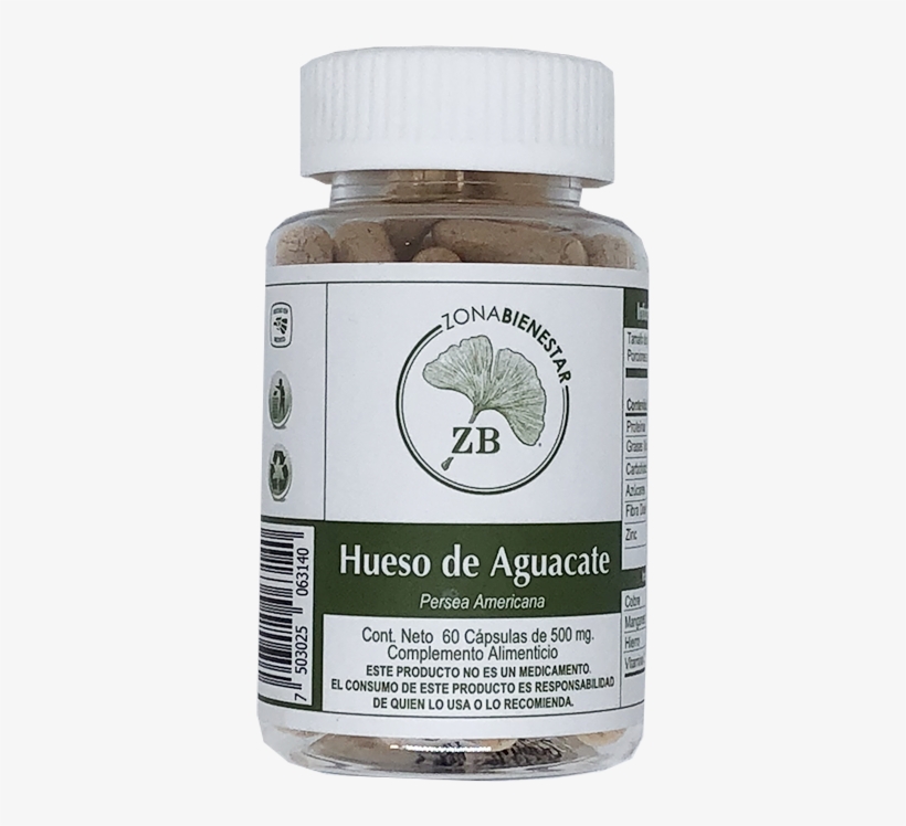 Cápsulas De Hueso De Aguacate - Pastillas De Hueso De Aguacate, transparent png download