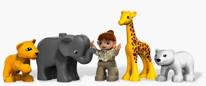 Toy Lego Minifigure Zoo Duplo Block Clipart - Block Zoo Toy, transparent png download