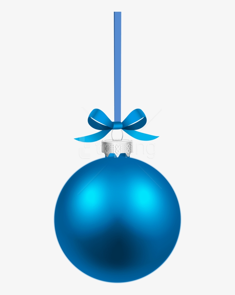 Free Png Blue Hanging Christmas Ball Png Images Transparent - Christmas Ball Png Blue, transparent png download