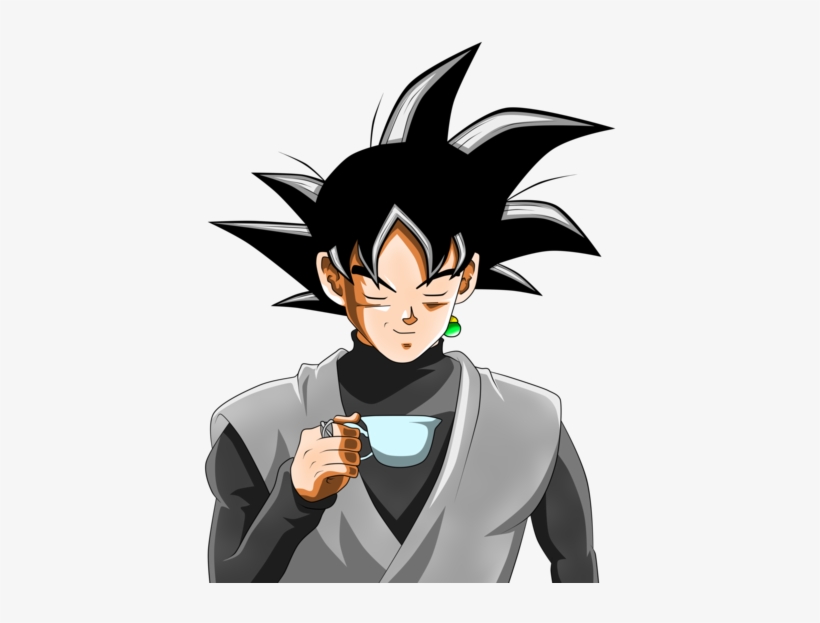 View Samegoogleiqdbsaucenao Goku Black By Rmehedi-dat55ru - Goku Black With Tea, transparent png download