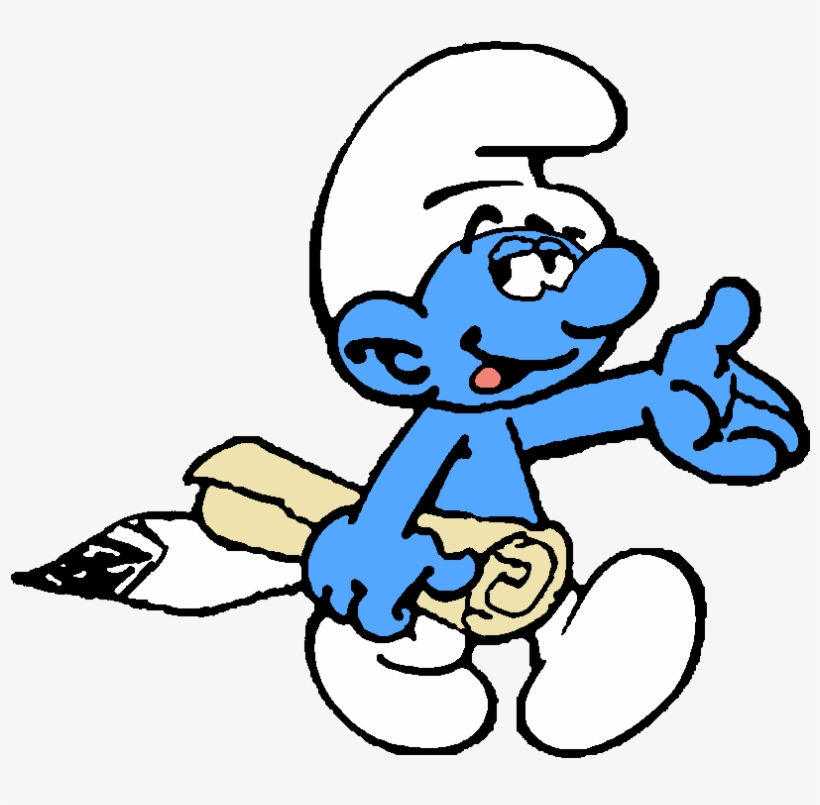 Format Rec, - Poet Smurf, transparent png download