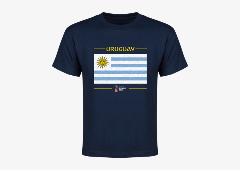 Uruguay 2018 Fifa World Cup Russia™ Flag Youth T-shirt - Active Shirt, transparent png download