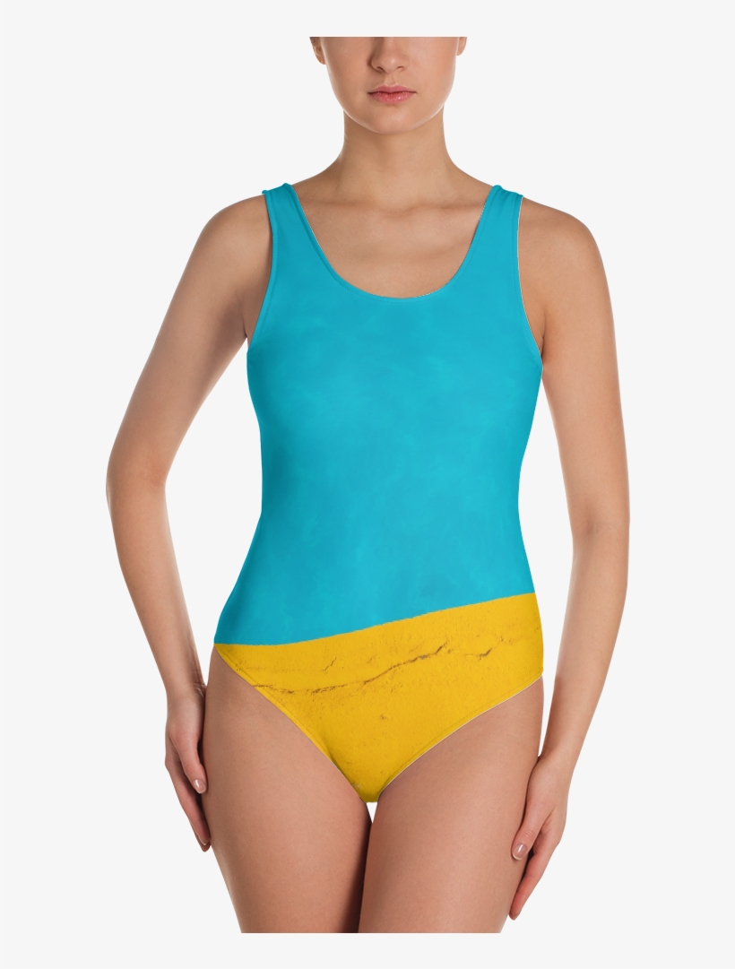 White Swimsuit One Piece Png, transparent png download