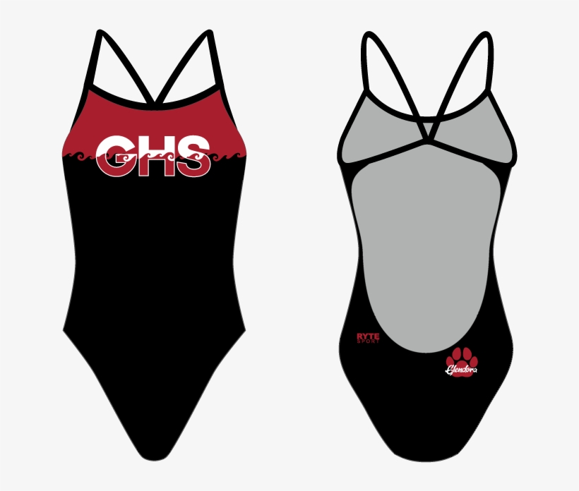 Glendora Women's Open Back Thin Strap Swimsuit - Swimsuit, transparent png download