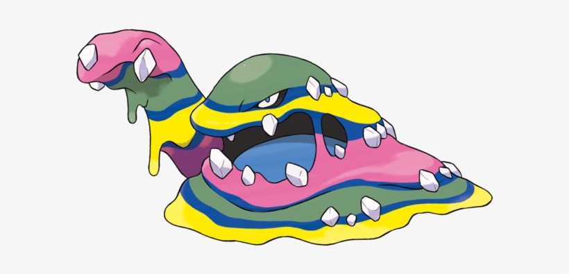 Alolan Pok Mon Bulba Sun Moon Handbook - Pokemon Alolan Muk, transparent png download