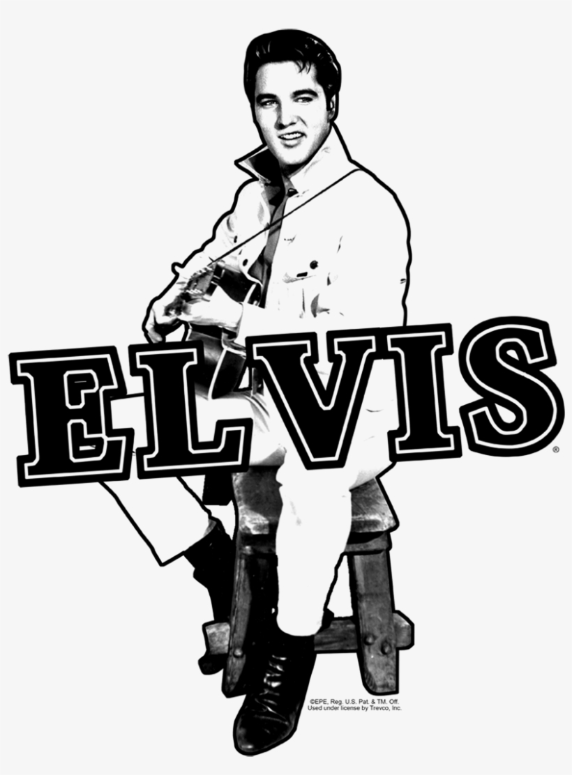 Elvis Presley Jamming Kid's T-shirt - Assault Rifle, transparent png download