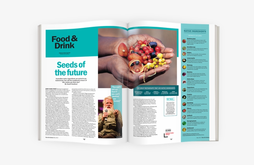 Time Out Issue - Aboriginal Bush Tucker, transparent png download