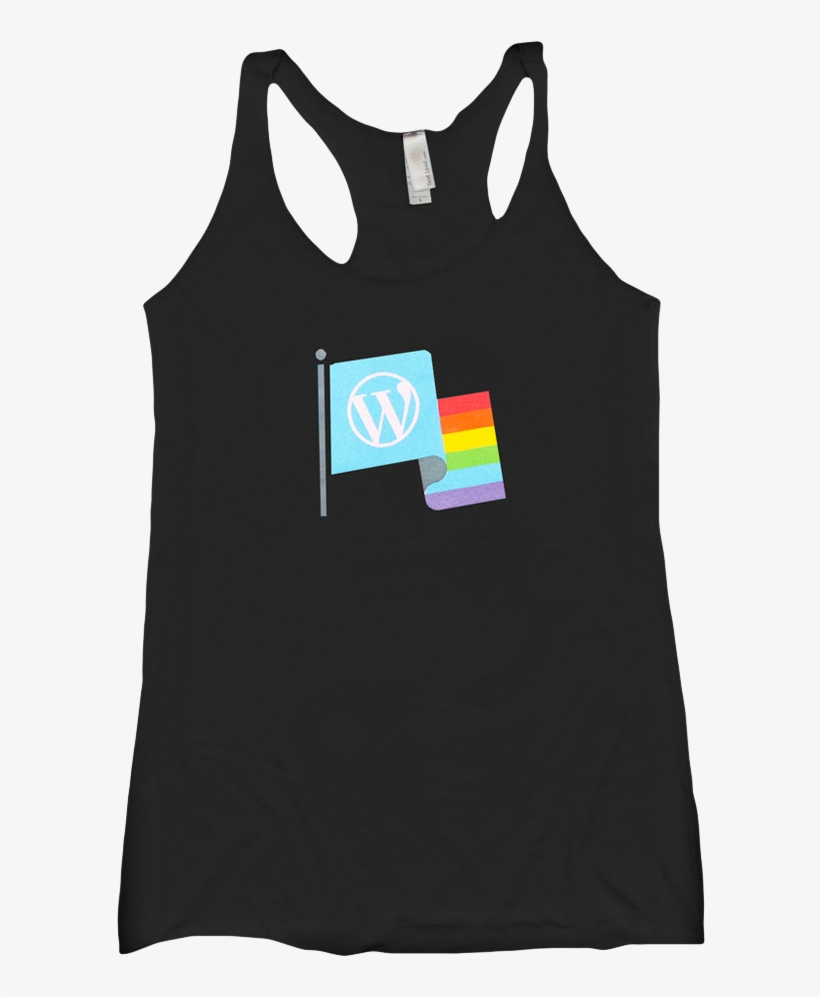Wordpress Pride - Active Tank, transparent png download