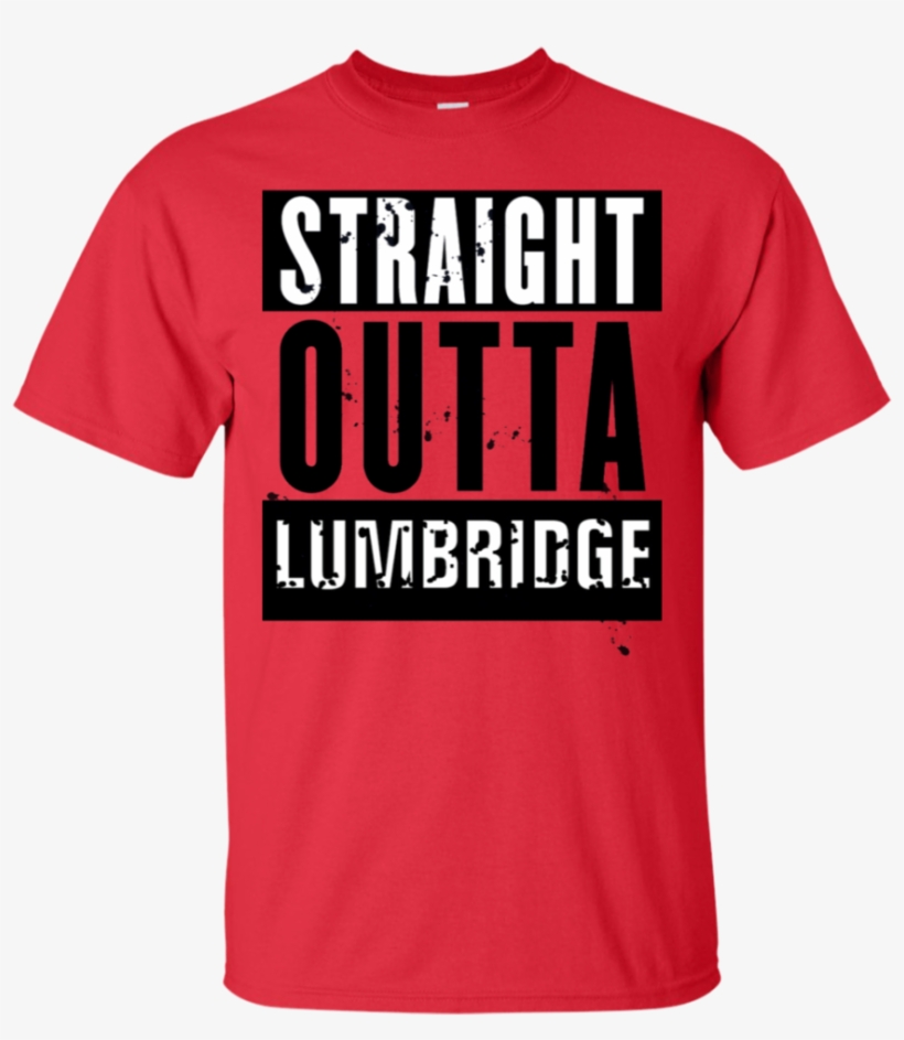 Straight Outta Lumbridge T-shirt - T-shirt, transparent png download