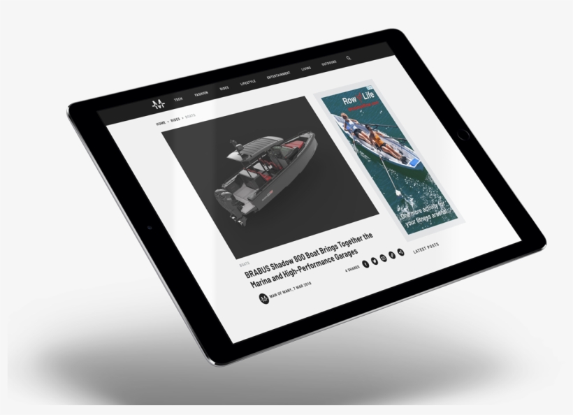 Brabus Shadow 800 Boat Brings Together The Marina And - Floor Plan Assets, transparent png download