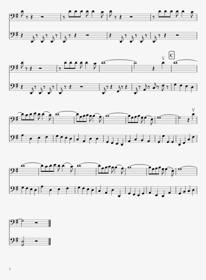 Blue Moon Man City Sheet Music 2 Of 2 Pages - Sheet Music, transparent png download