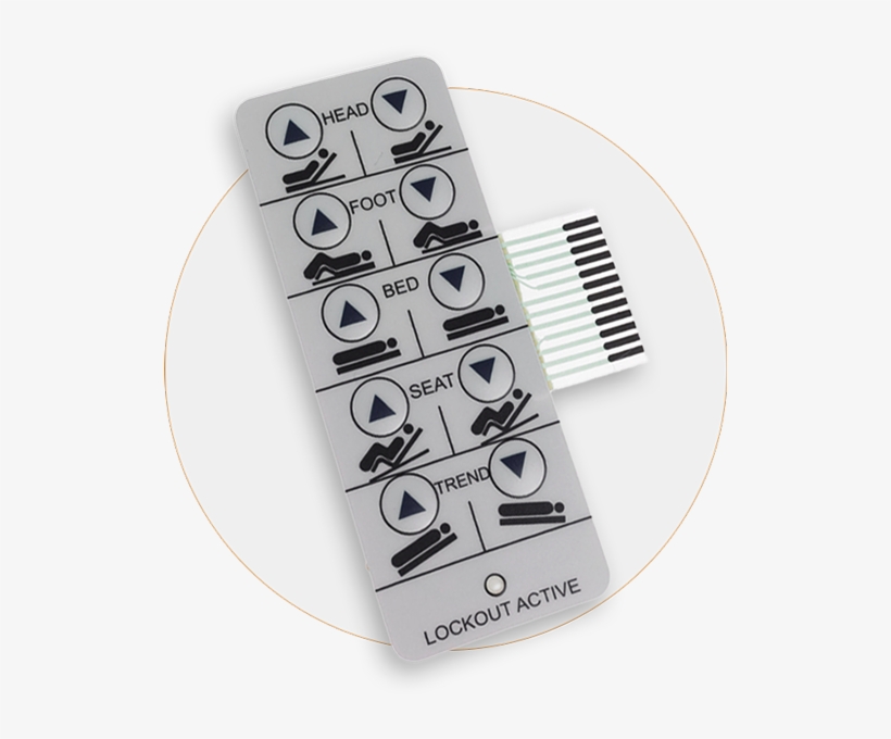 Membrane Switches - Flexible Switch, transparent png download