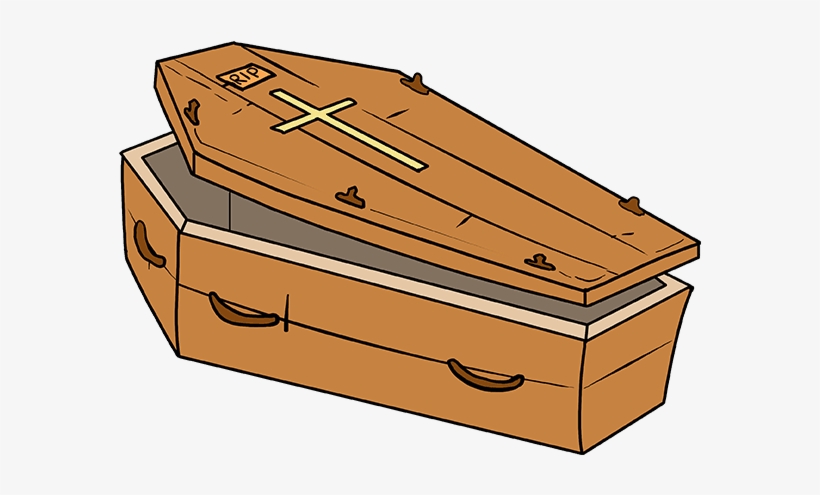 How To Draw Coffin - Draw A Coffin, transparent png download