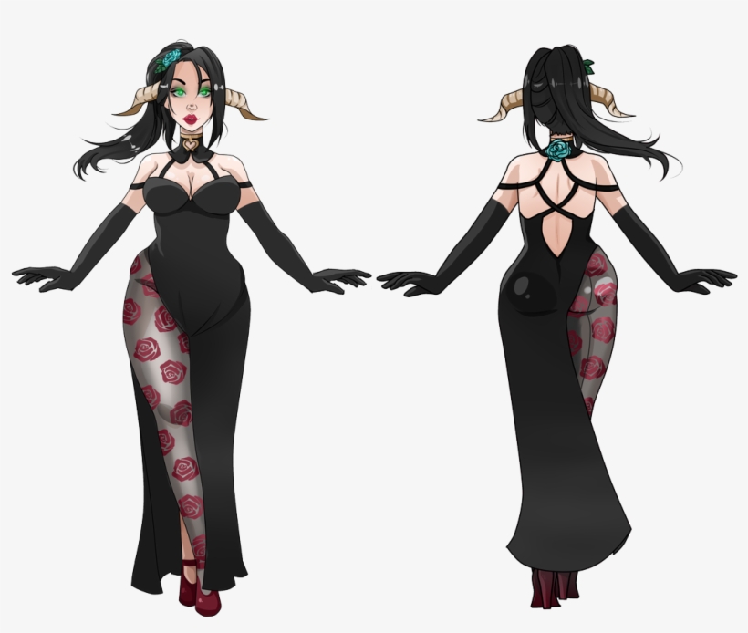 I'm Late But I Drop Succubus Lady Anyway - Halloween Costume, transparent png download