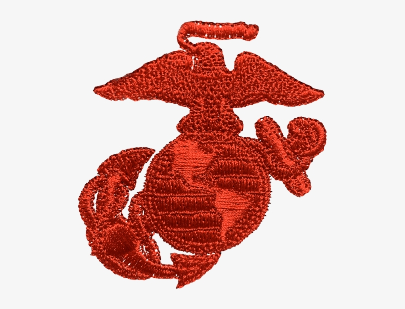 Limited Edition Solid Red Ega Embroidered Heavy Blend™ - Eagle Globe And Anchor, transparent png download