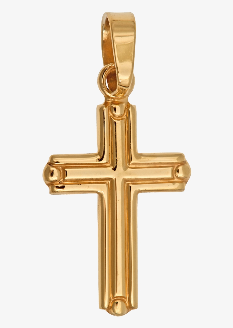 Cruz De Oro Png - Pendant, transparent png download