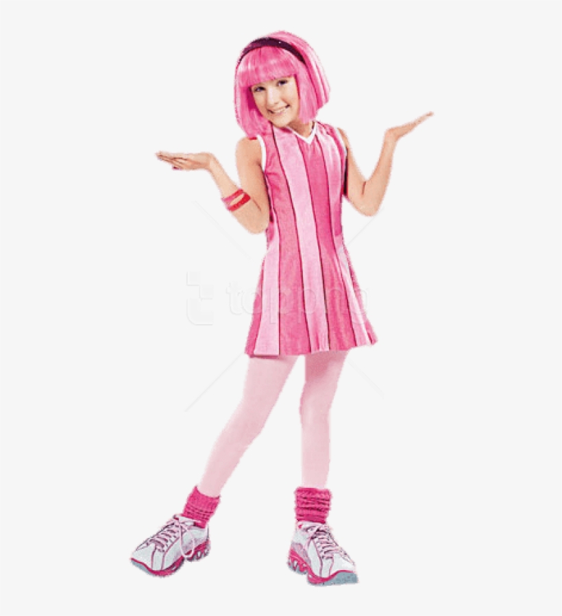 Free Png Download Lazytown Stephanie Hands Up Clipart - Lazy Town Stephanie, transparent png download