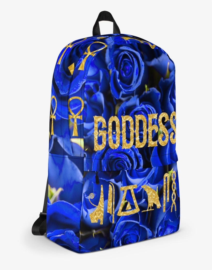 Negash ™ Blue Rose Goddess Backpack - Backpack, transparent png download