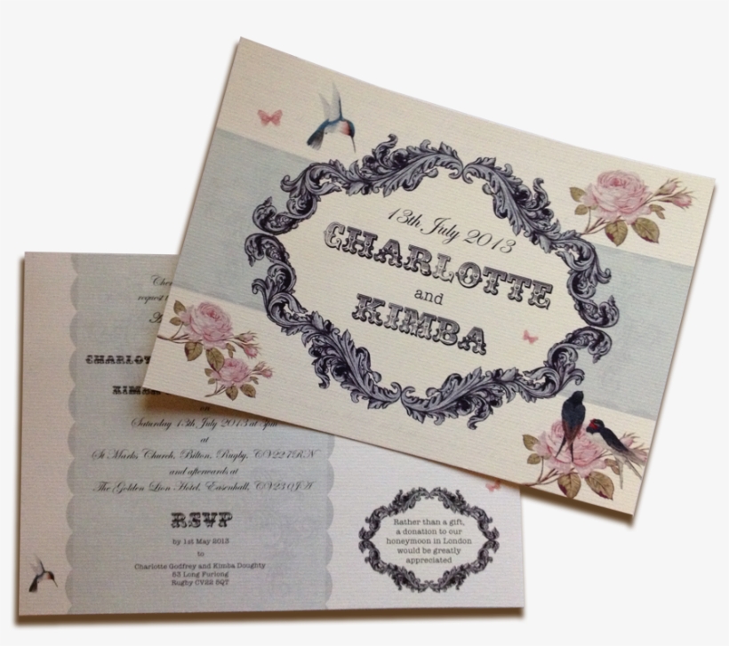 Vintage-wedding - Envelope, transparent png download