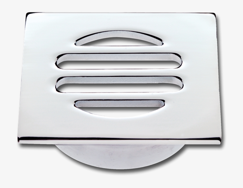 Kinetic 50mm Chrome Plated Square Floor Grate - Circle, transparent png download