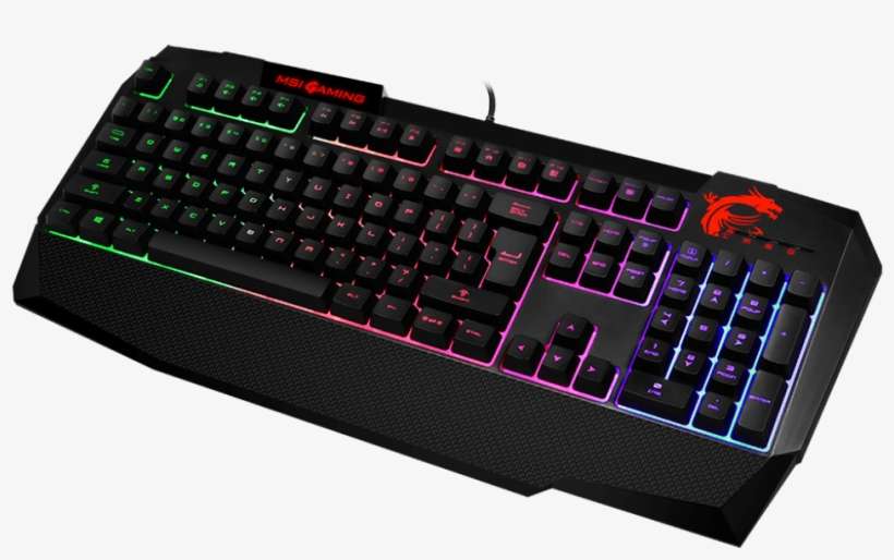 Msi Interceptor Ds4200 Gaming Keyboard Anti-ghosting - Msi Keyboard Interceptor Ds4200, transparent png download