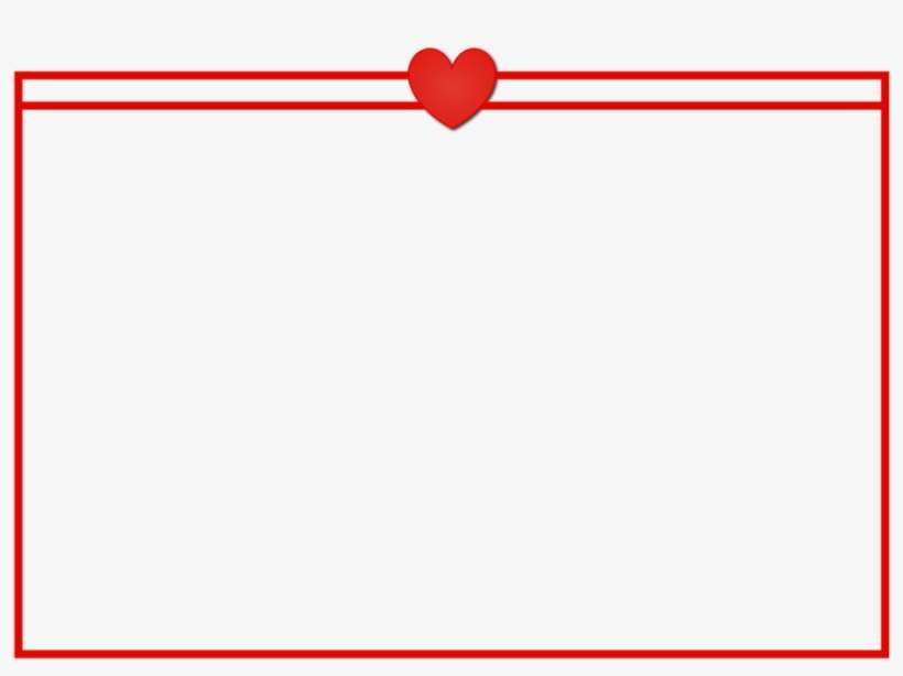 Borda Amor Png - Heart, transparent png download