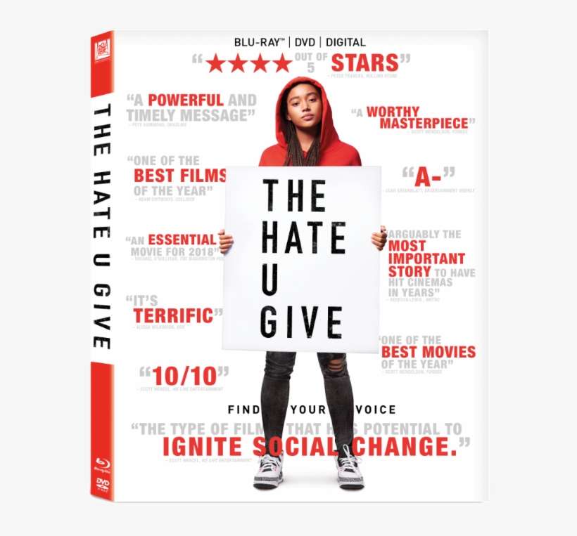 Own The Hate U Give On 4k Ultra Hd, Blu-ray And Dvd - Hate U Give Dvd, transparent png download