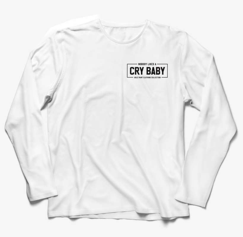 Cry Baby - Long-sleeved T-shirt, transparent png download