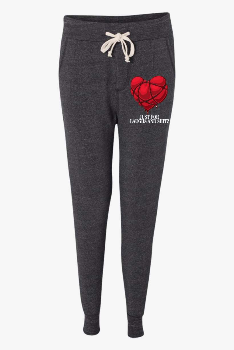 "my Bloody Heart" Ladies' Fleece Jogger - Pocket, transparent png download