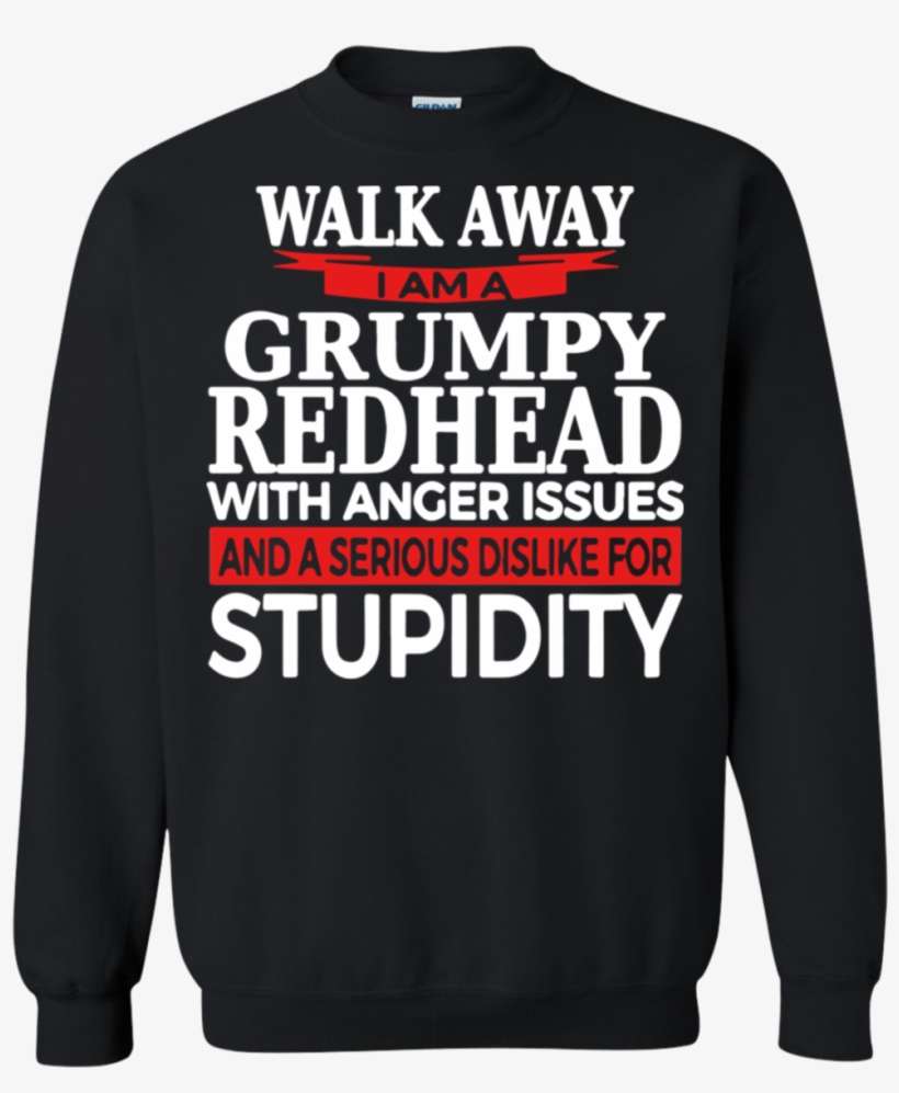 Walk Away I Am A Grumpy Redhead With Anger Issues And - Social Work Christmas Sweater, transparent png download