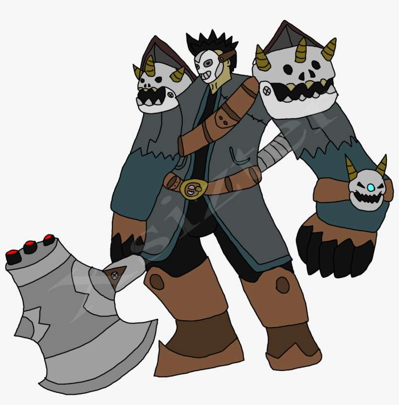 I Designed A Concept For A Halloween Terror Reinhardt - Cartoon, transparent png download