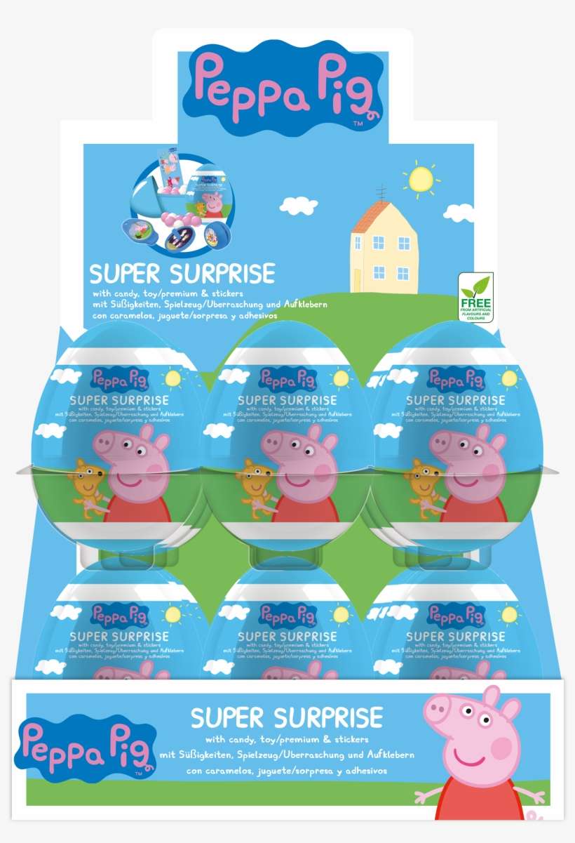 Peppa Pig Super Surprise Display - Peppa Pig, transparent png download