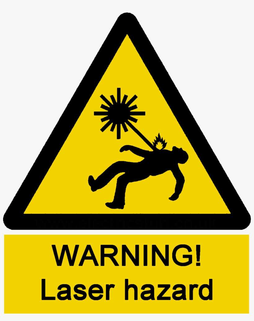 Laser-hazard - Electricity Risk Of Death, transparent png download