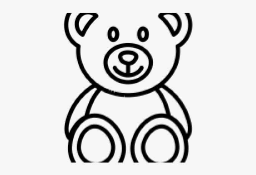 Drawn Teddy Bear Icon - Teddy Bear, transparent png download