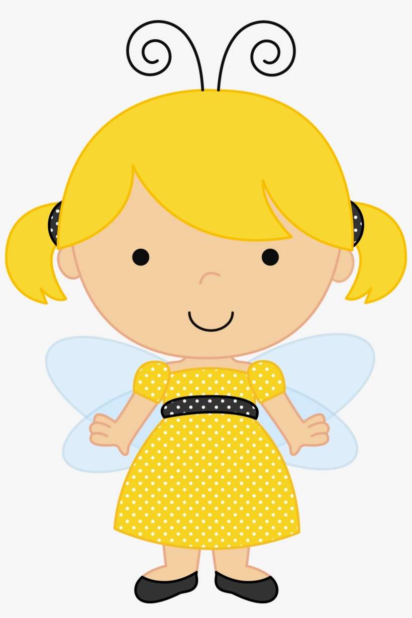 Fairy Baby Illustration, Girl Clipart, Coreldraw, Tooth - Bonequinha Tema Abelhinha Png, transparent png download