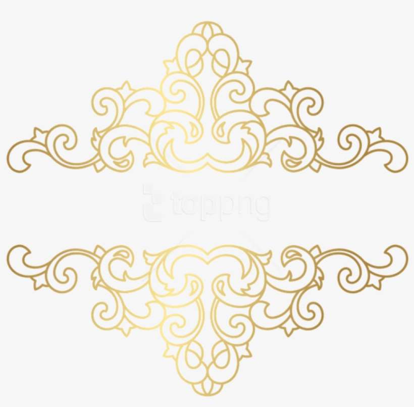 Free Png Download Gold Ornament Clipart Png Photo Png - Transparent Png Ornament Png, transparent png download