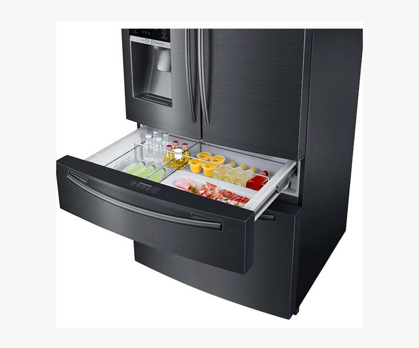Samsung Rf25hmedbsg 33" French Door Refrigerator - Rf25hmedbsg Aa, transparent png download