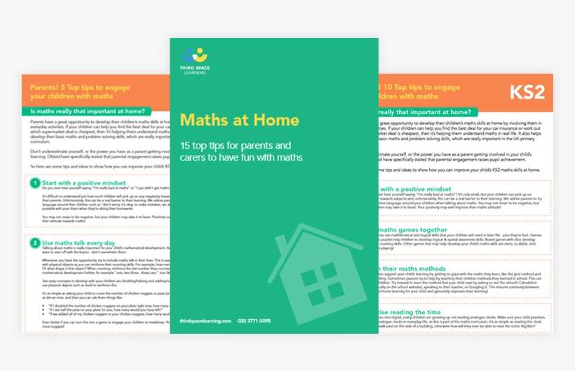 Maths At Home 15 Top Tips For Parents And Carers No - Brochure, transparent png download