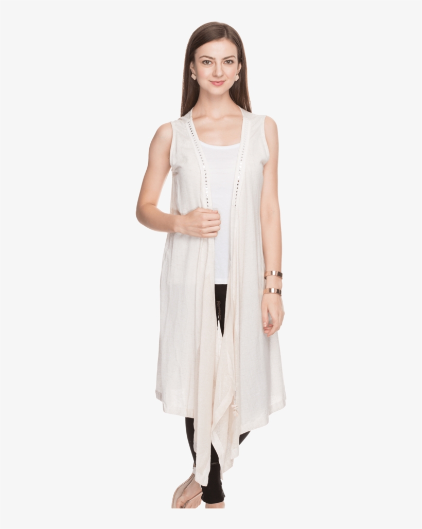 Women Slim Fit Solid Shrug - Miley Cyrus, transparent png download