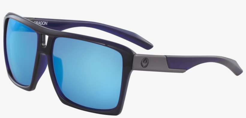 Deep Navy With Blue Ionized Lens - Plastic, transparent png download