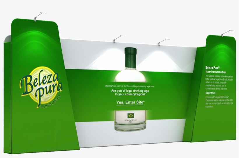 3d Fabric Display 20ft - Beleza Pura, transparent png download