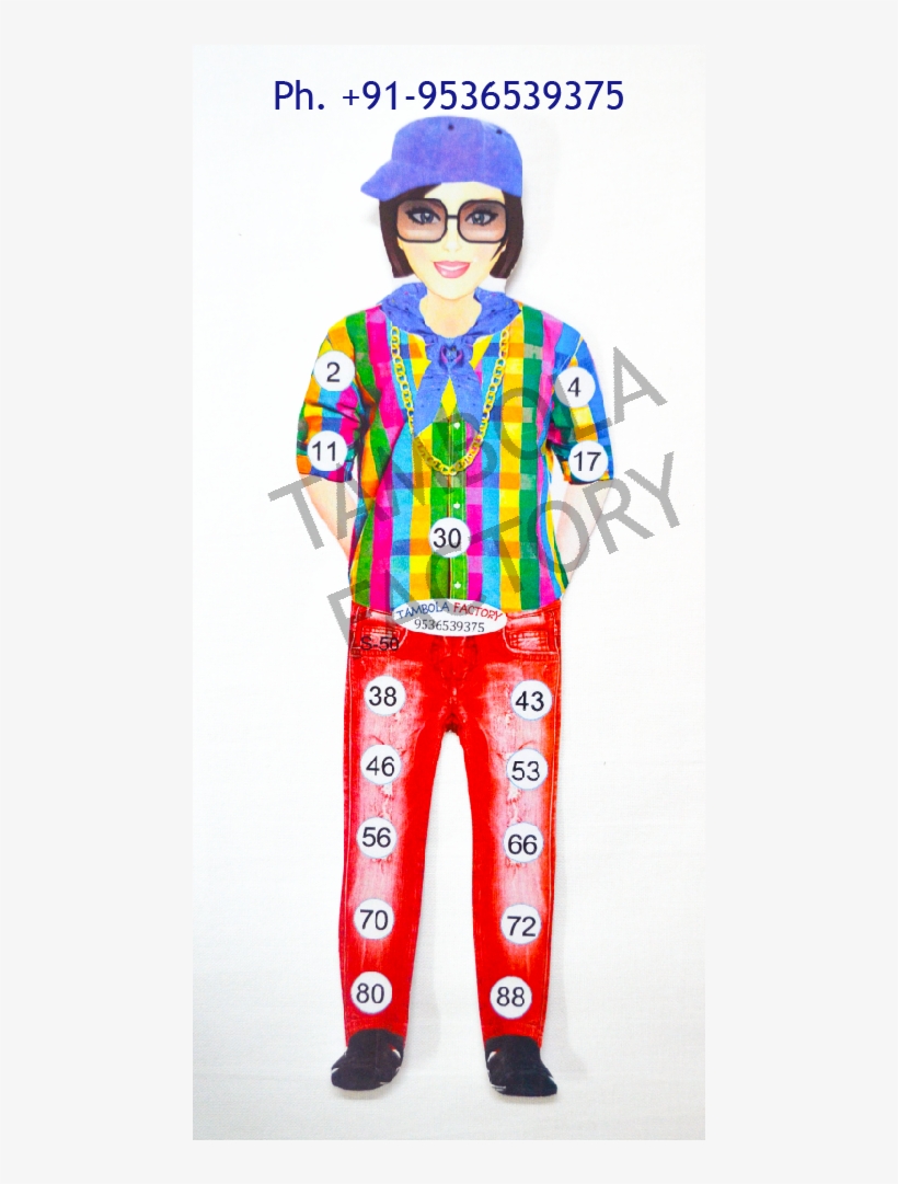 Mumbaiya Chor Girl Tapori Tambola Housie Ticket Game - Pajamas, transparent png download