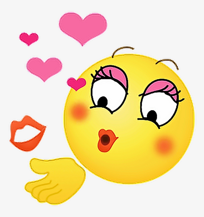 Emoticons Stickers Love Emotions Emojistickers E Ⓒ - Kiss Emotions, transparent png download