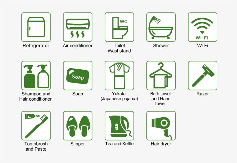 Refrigerator And Air Conditioner Are Equipped All Rooms - Graphic Design, transparent png download
